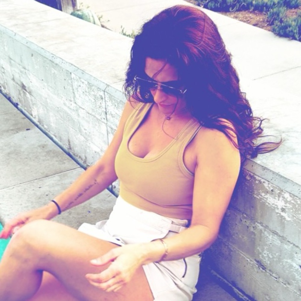 Stylish Women's Yellow Cropped Tank Top — image 8 of 8